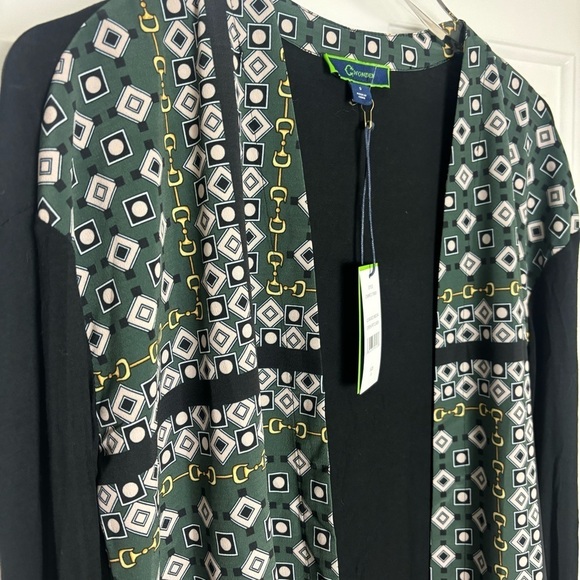 C. Wonder NWT Mixed Media Open Front Cardigan - Picture 4 of 11